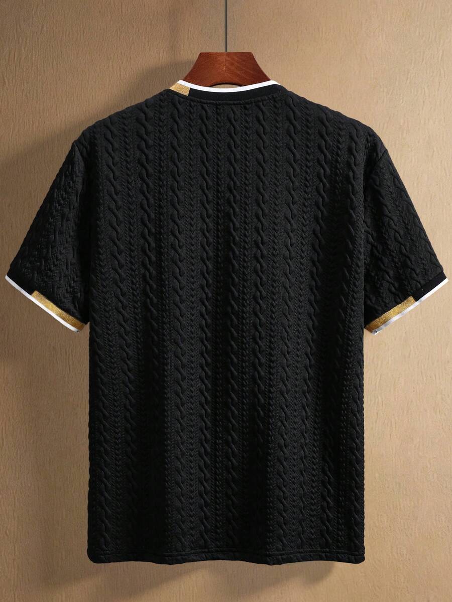 Camiseta Manfinity Textura Verão — Foto 142