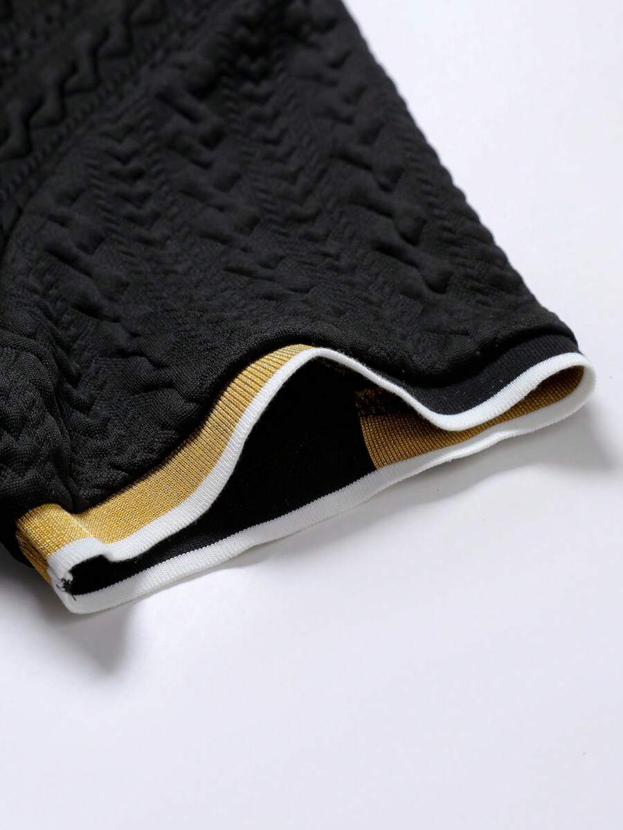 Camiseta Manfinity Textura Verão — Foto 147