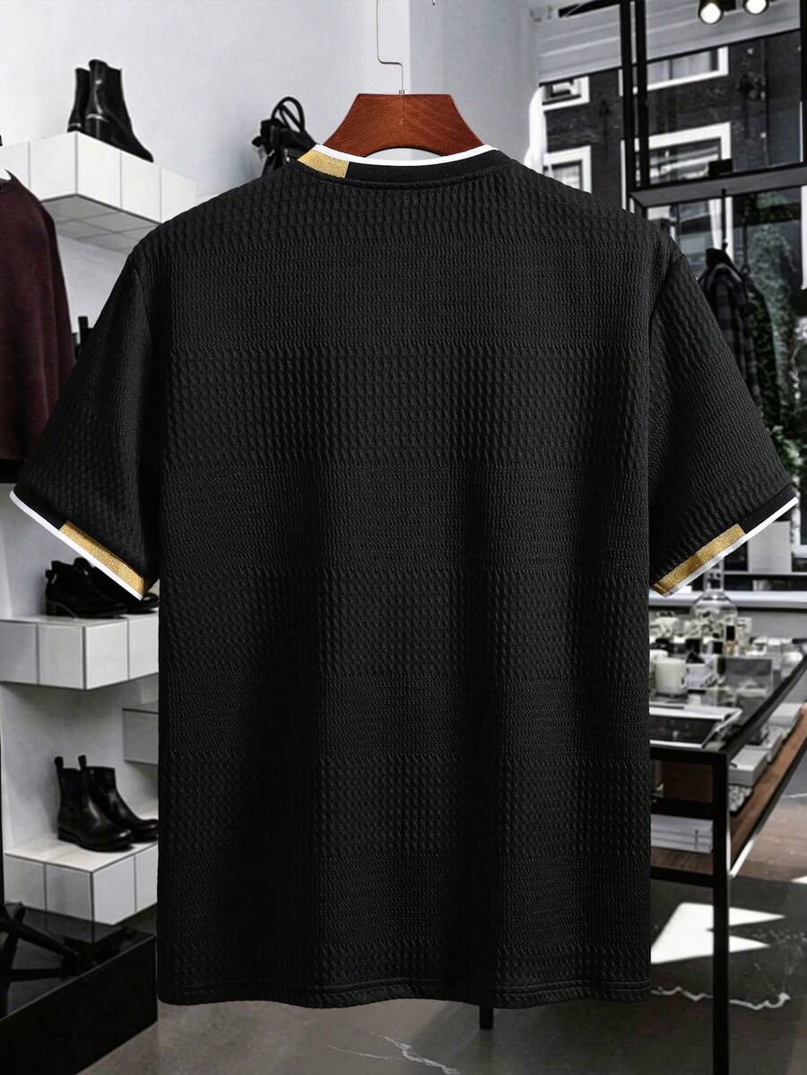 Camiseta Manfinity Textura Verão — Foto 134