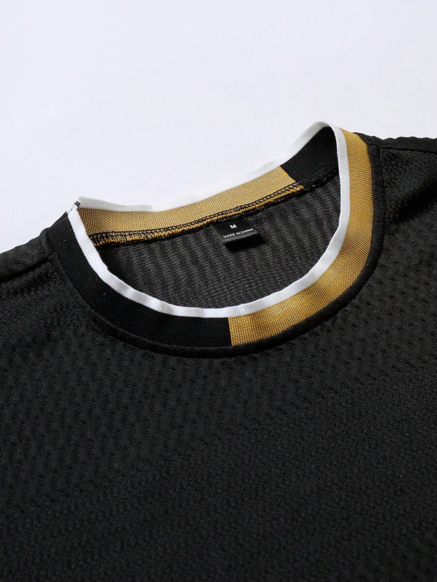 Camiseta Manfinity Textura Verão — Foto 137