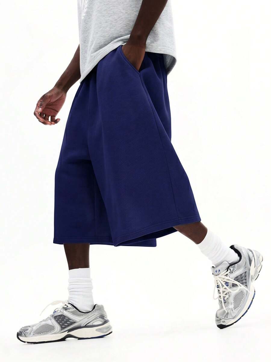Bermuda Moletom Manfinity Studios Essential Oversized Jorts — Foto 26