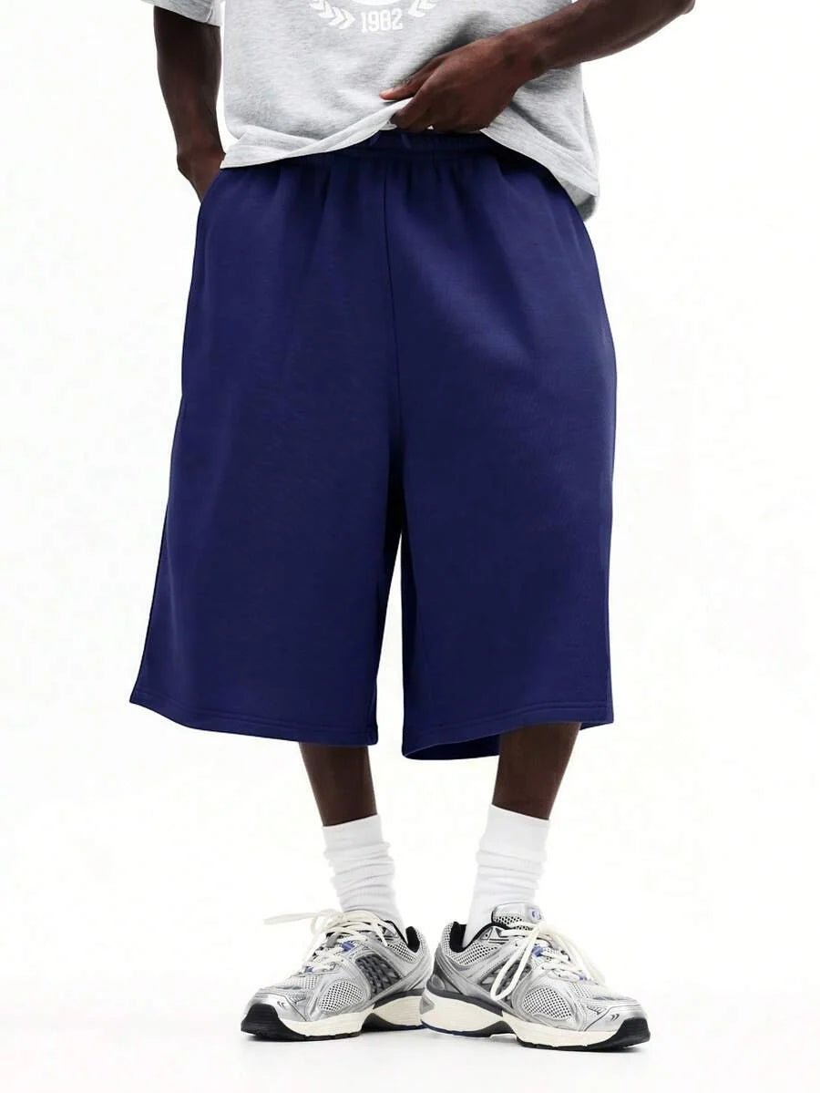 Bermuda Moletom Manfinity Studios Essential Oversized Jorts — Foto 28