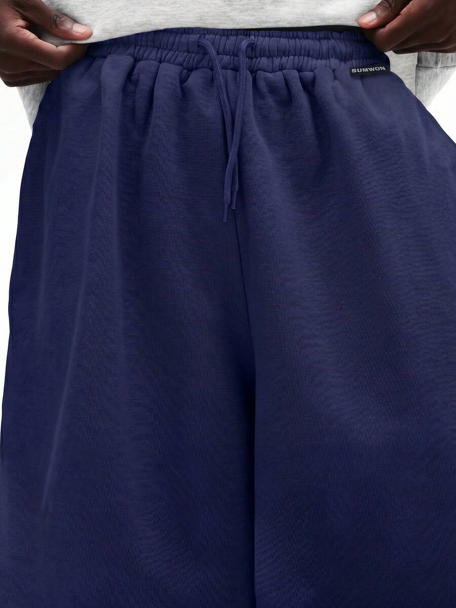 Bermuda Moletom Manfinity Studios Essential Oversized Jorts — Foto 30