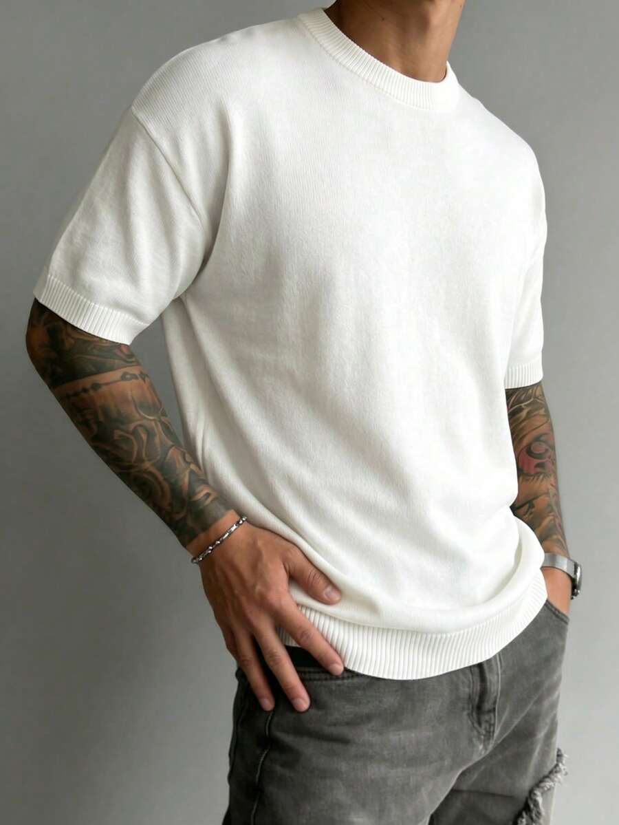 Camiseta Manfinity Listrada — Foto 26