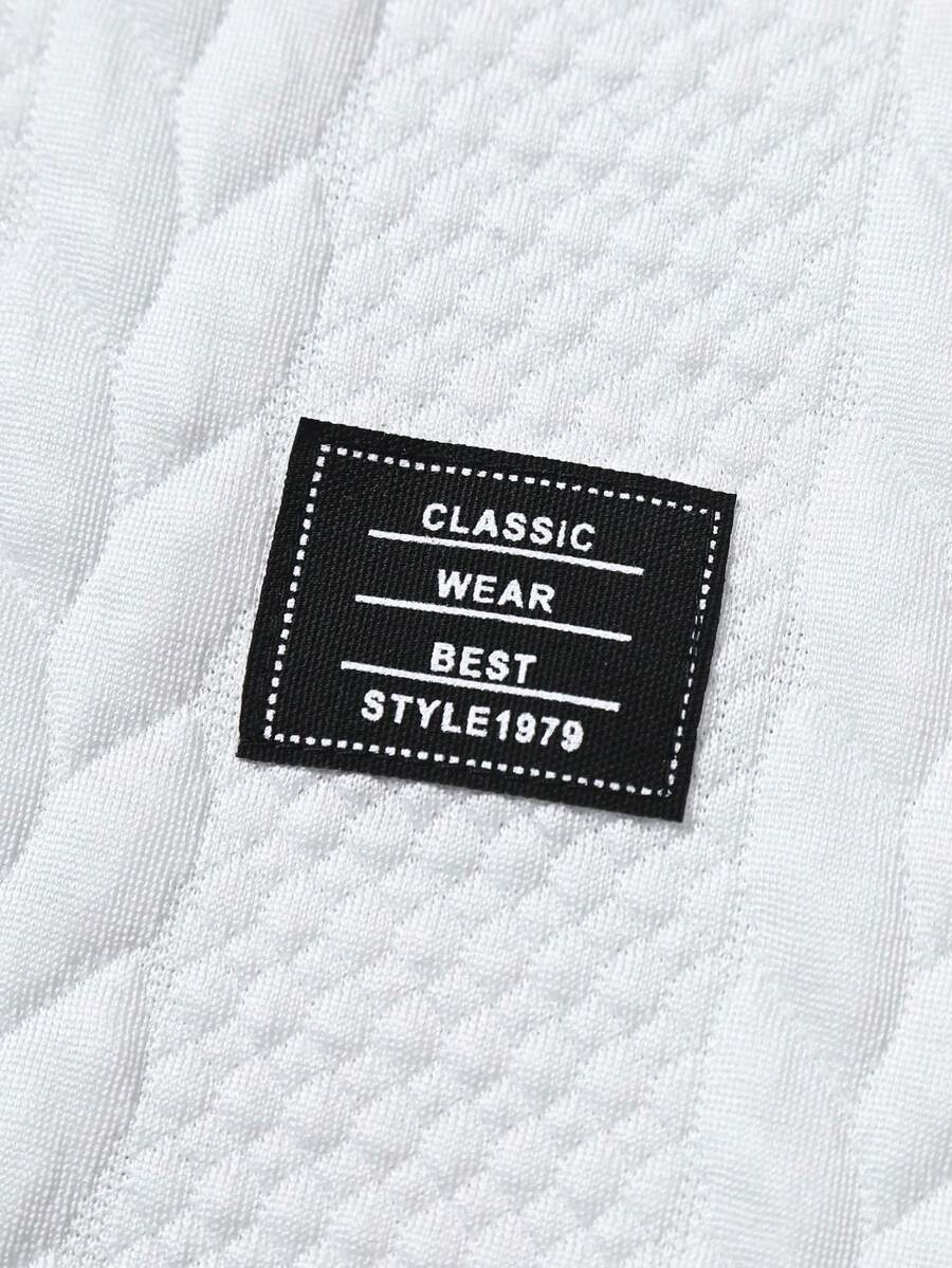 Camiseta Manfinity Textura Verão — Foto 155