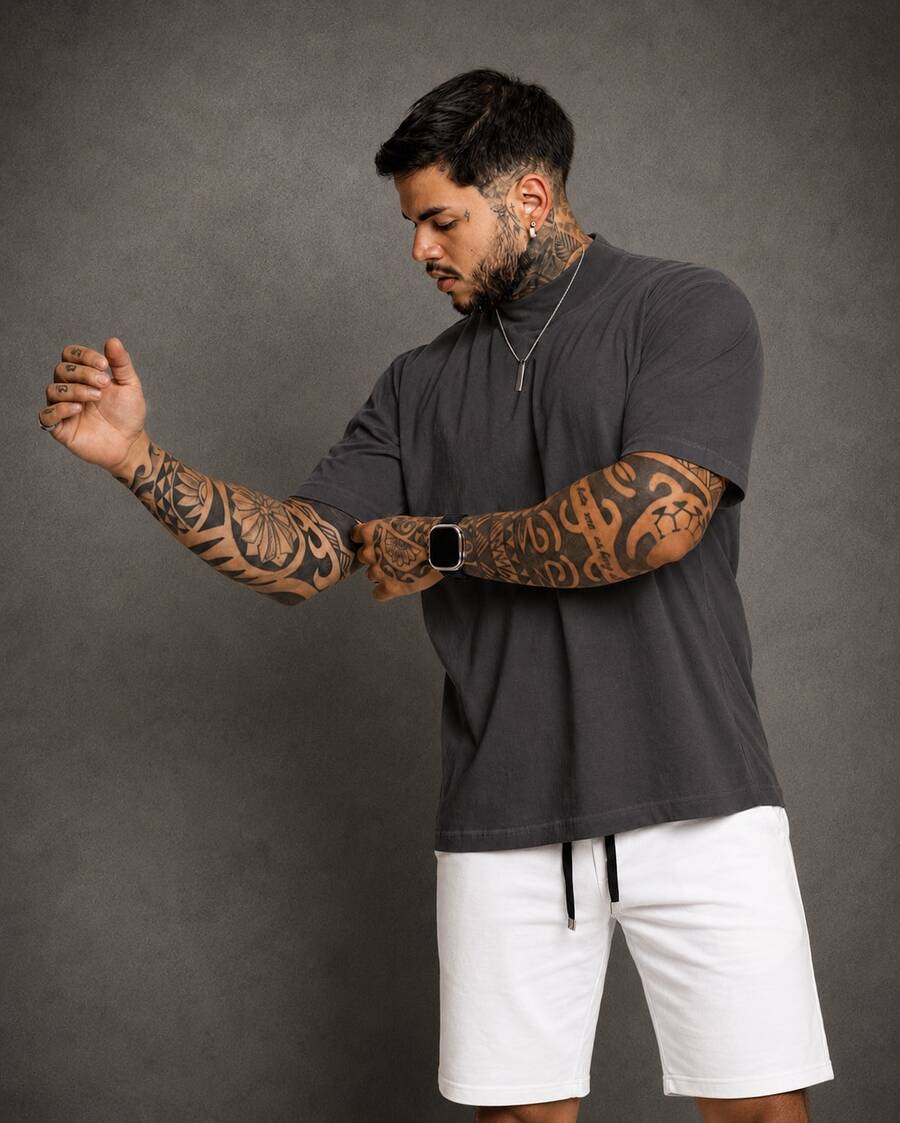Kit Manfinity Oversized Street 5 Camisetas — Foto 2