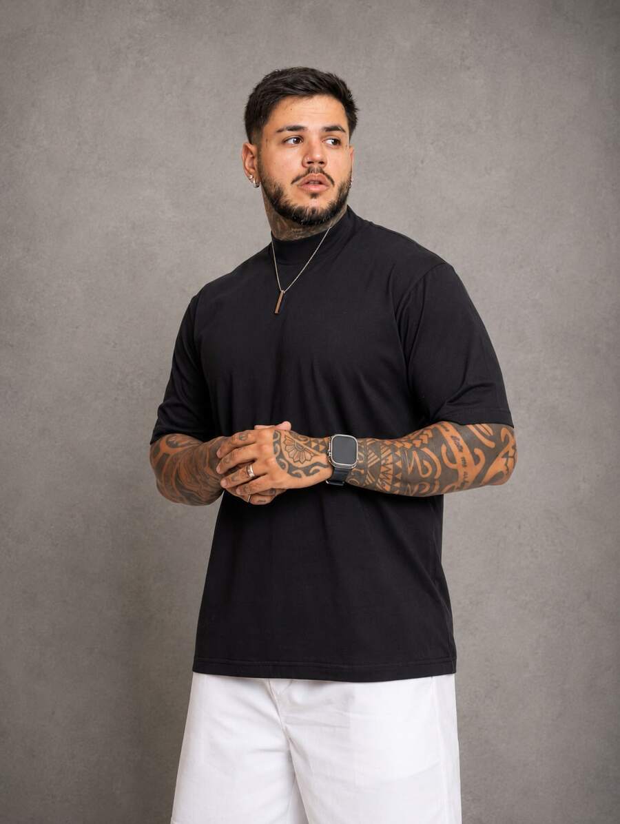 Kit Manfinity Oversized Street 5 Camisetas — Foto 50