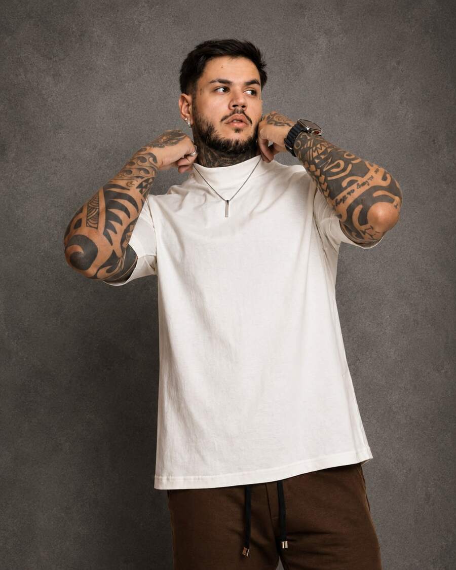 Kit Manfinity Oversized Street 5 Camisetas — Foto 52
