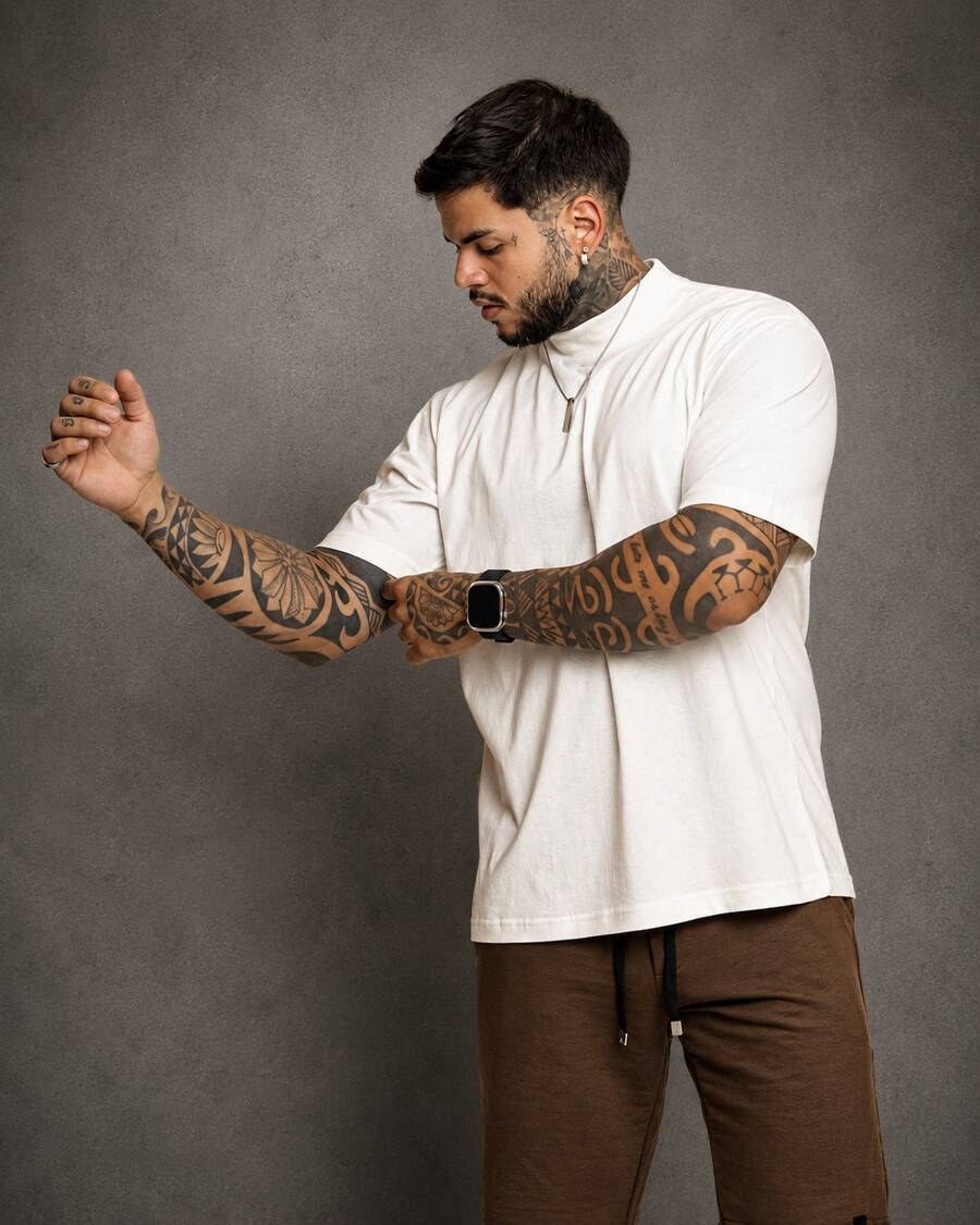 Kit Manfinity Oversized Street 5 Camisetas — Foto 53