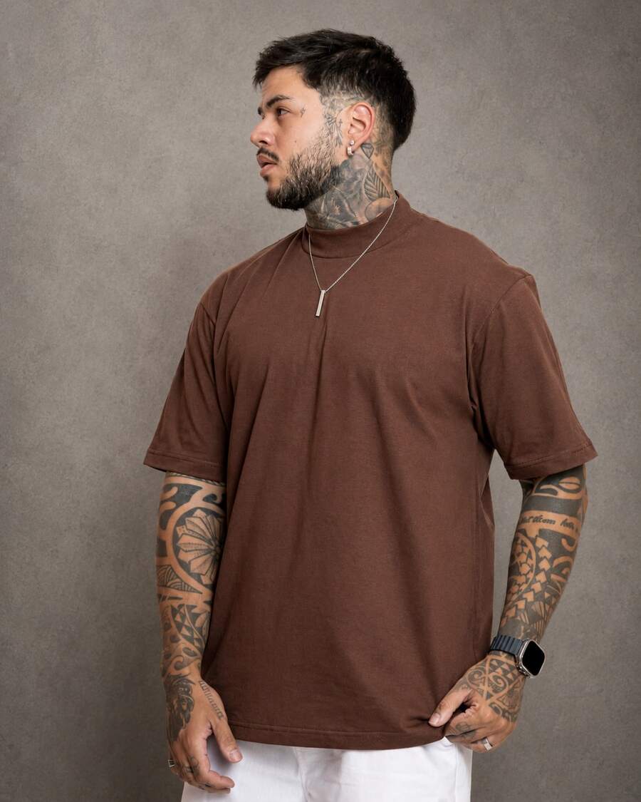 Kit Manfinity Oversized Street 5 Camisetas — Foto 69