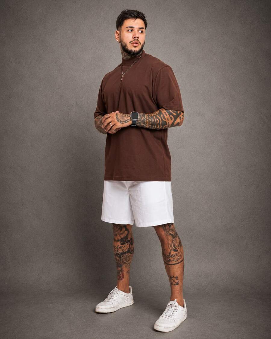 Kit Manfinity Oversized Street 5 Camisetas — Foto 67
