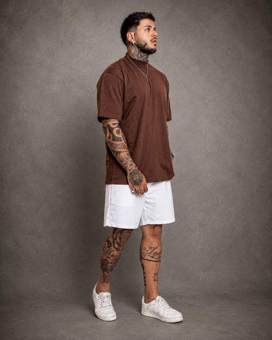 Kit Manfinity Oversized Street 5 Camisetas — Foto 11