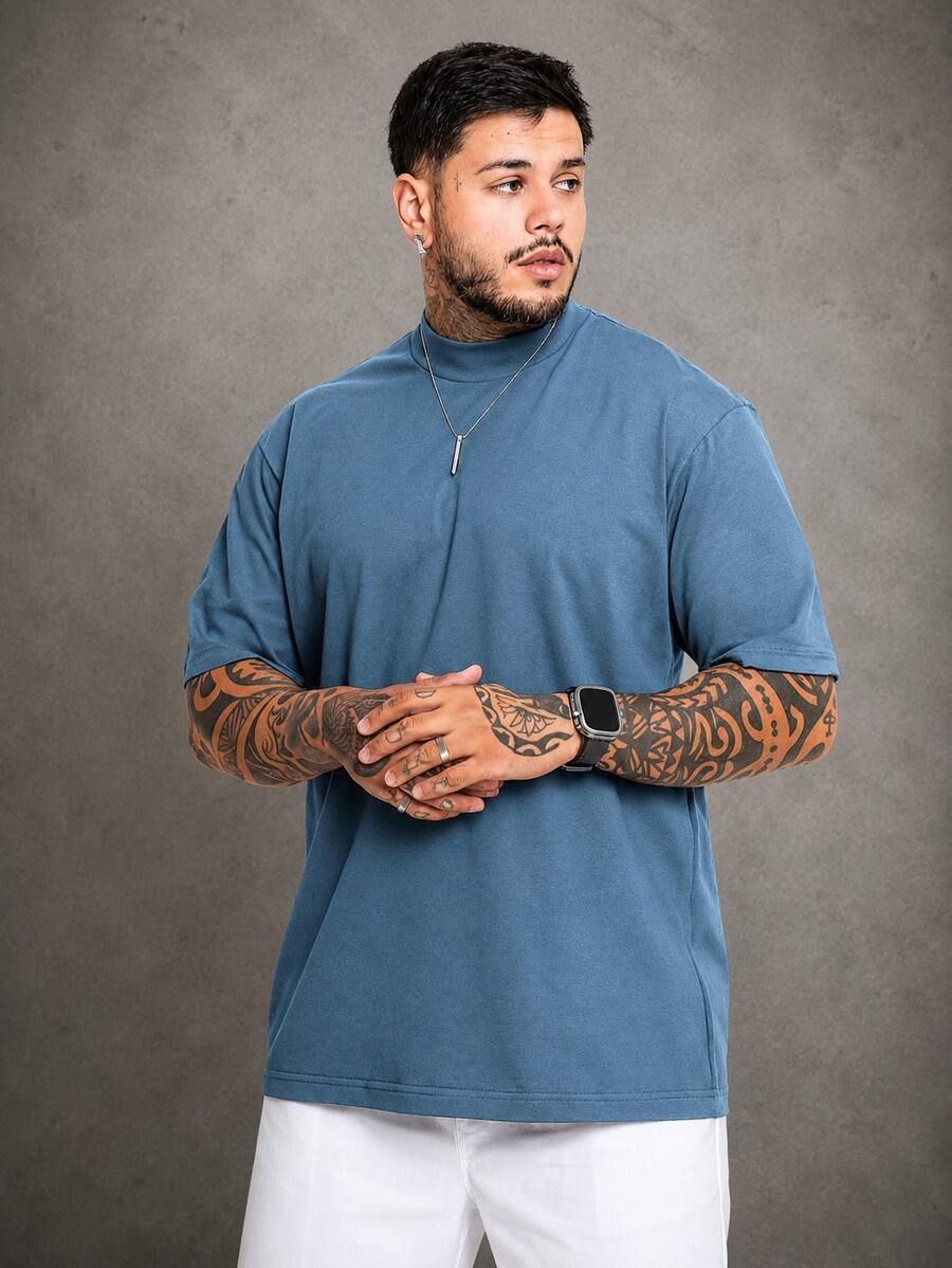 Kit Manfinity Oversized Street 5 Camisetas — Foto 62
