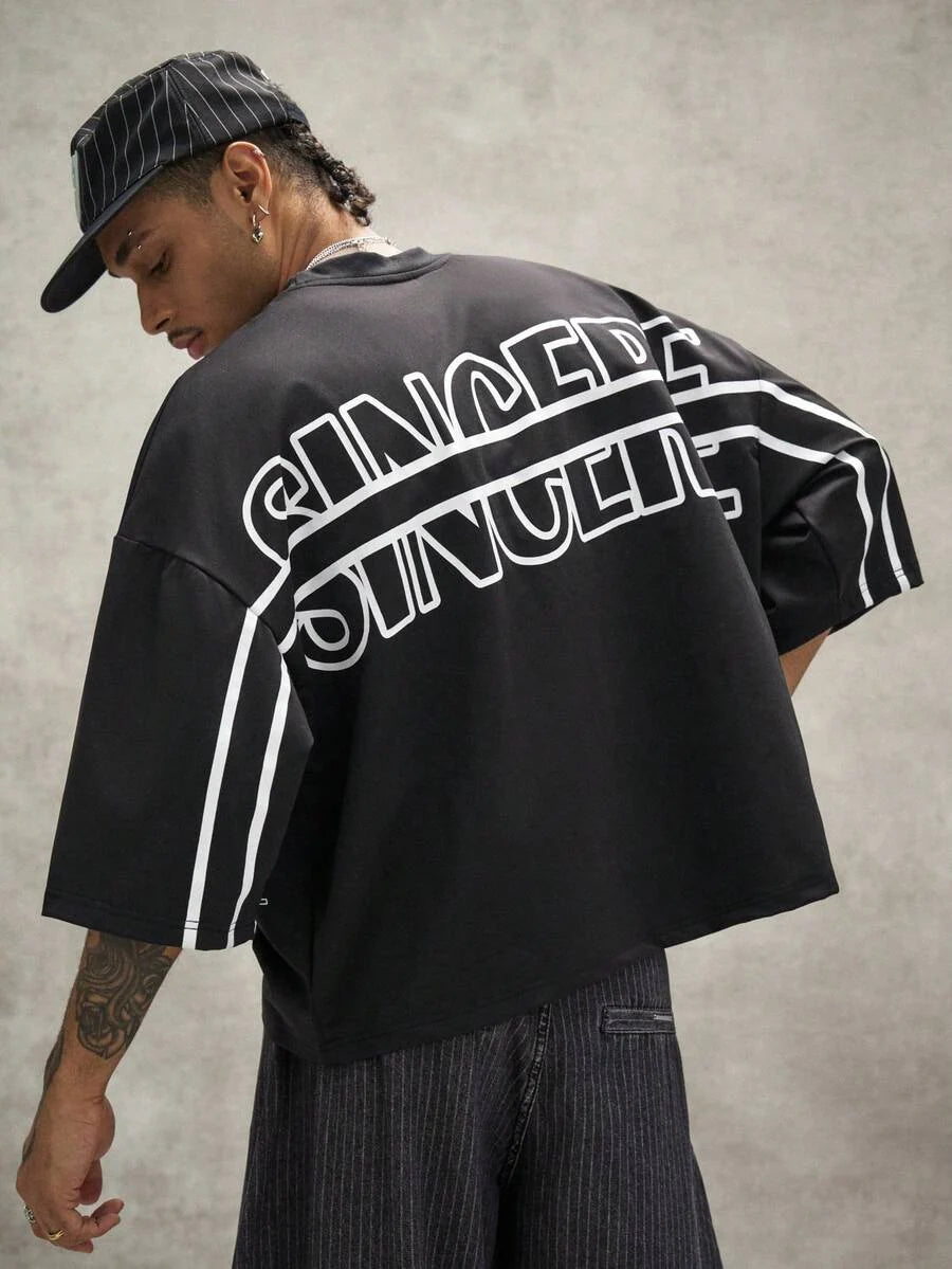 Camiseta Manfinity Oversize Boxy — Foto 36