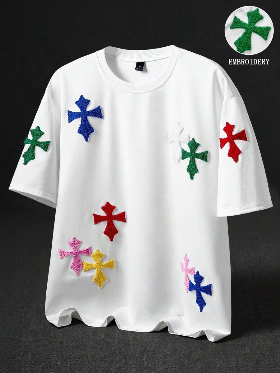 Camiseta Manfinity Cross Art — Foto 31