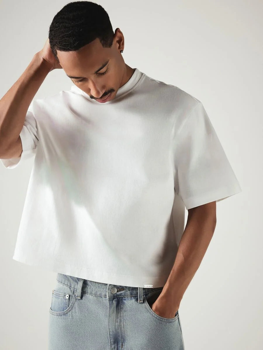 Camiseta Manfinity Cropped Boxy — Foto 4