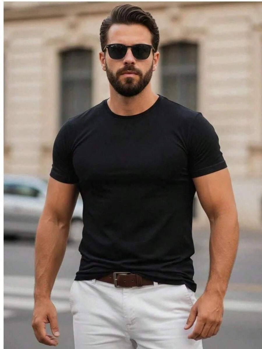 Camiseta Manfinity Canelada — Foto 11