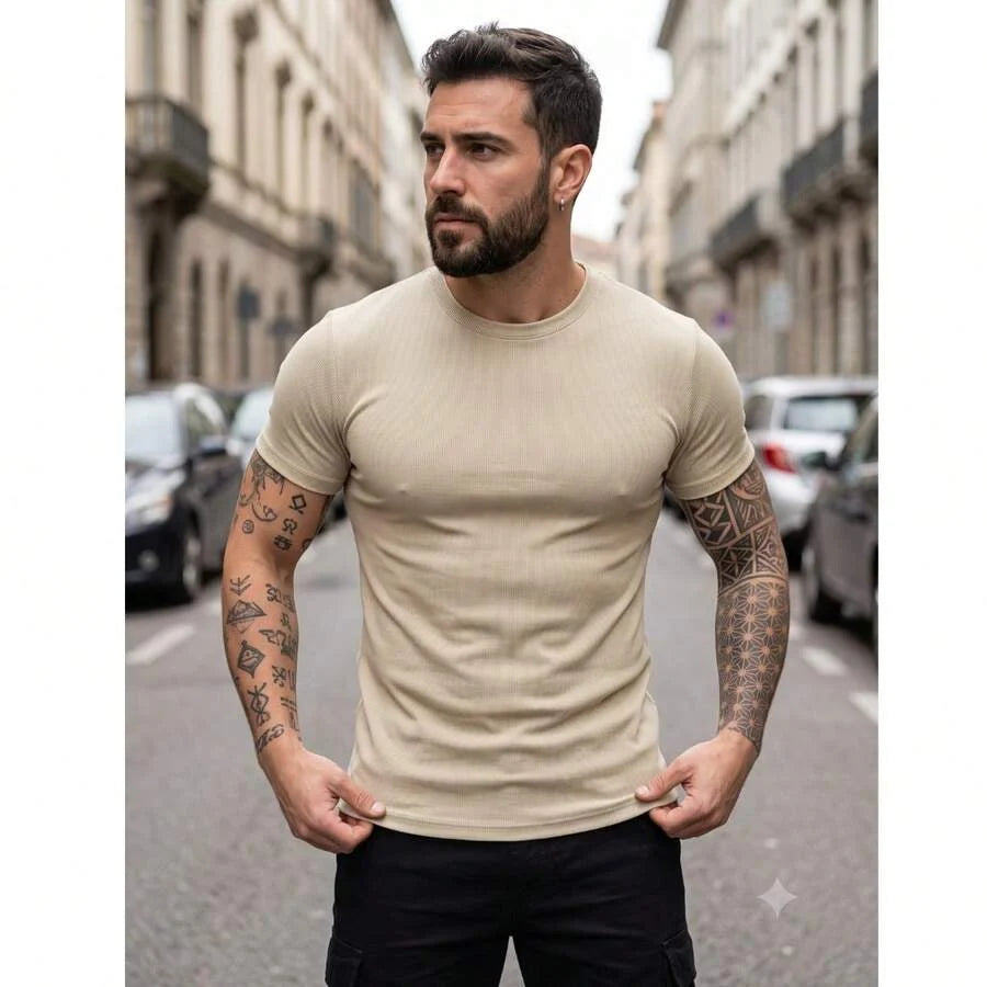 Camiseta Manfinity Canelada — Foto 21