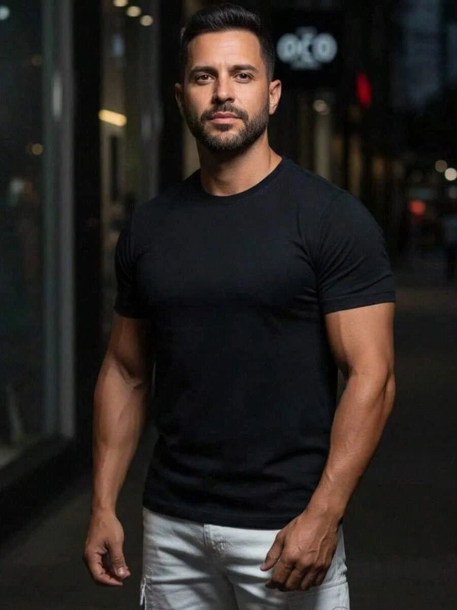 Camiseta Manfinity Canelada — Foto 10