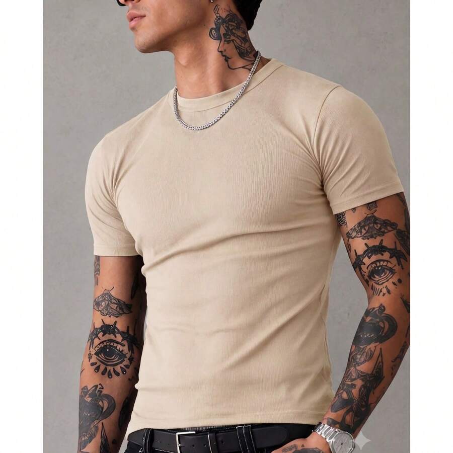 Camiseta Manfinity Canelada — Foto 22