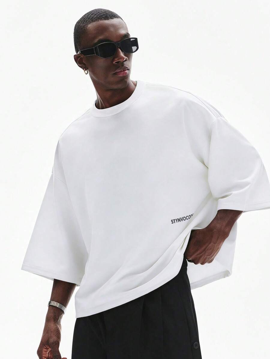 Camiseta Manfinity Oversize Boxy — Foto 8