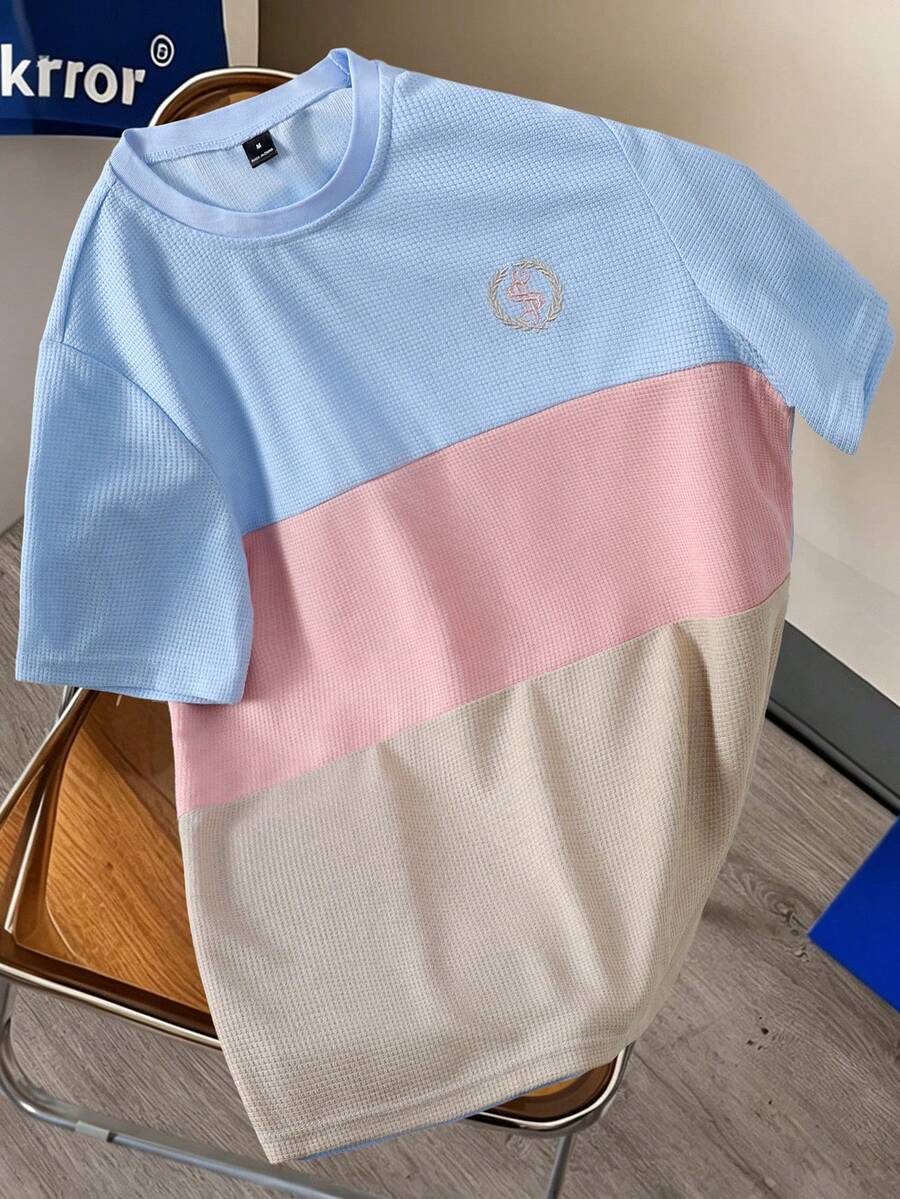 Camiseta Manfinity Textura Verão — Foto 119
