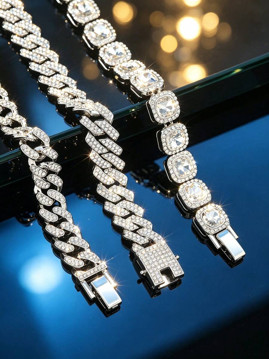 Pulseira Manfinity Cuban Noir — Foto 1