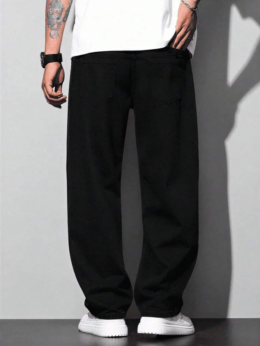 Calça Manfinity Loose Denim — Foto 12