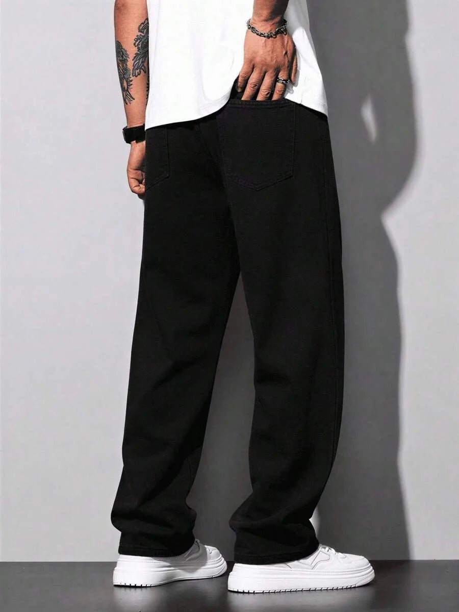 Calça Manfinity Loose Denim — Foto 16