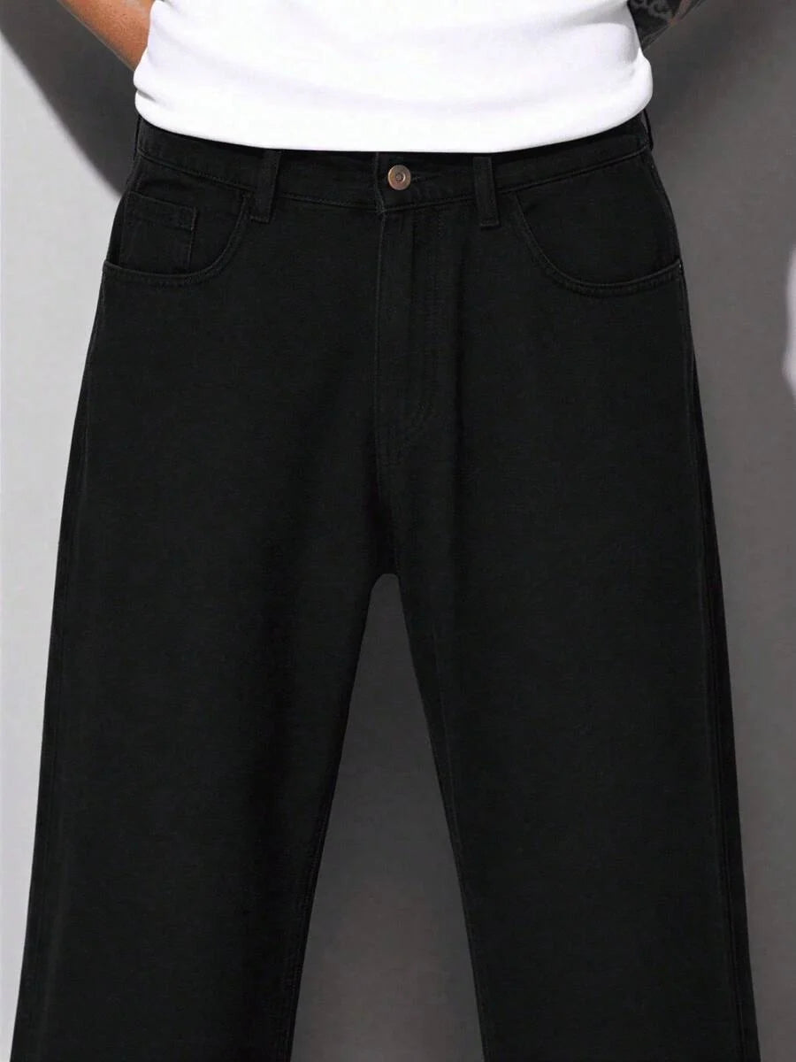 Calça Manfinity Loose Denim — Foto 14