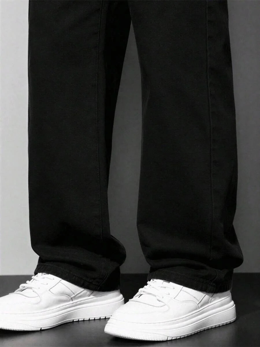 Calça Manfinity Loose Denim — Foto 17