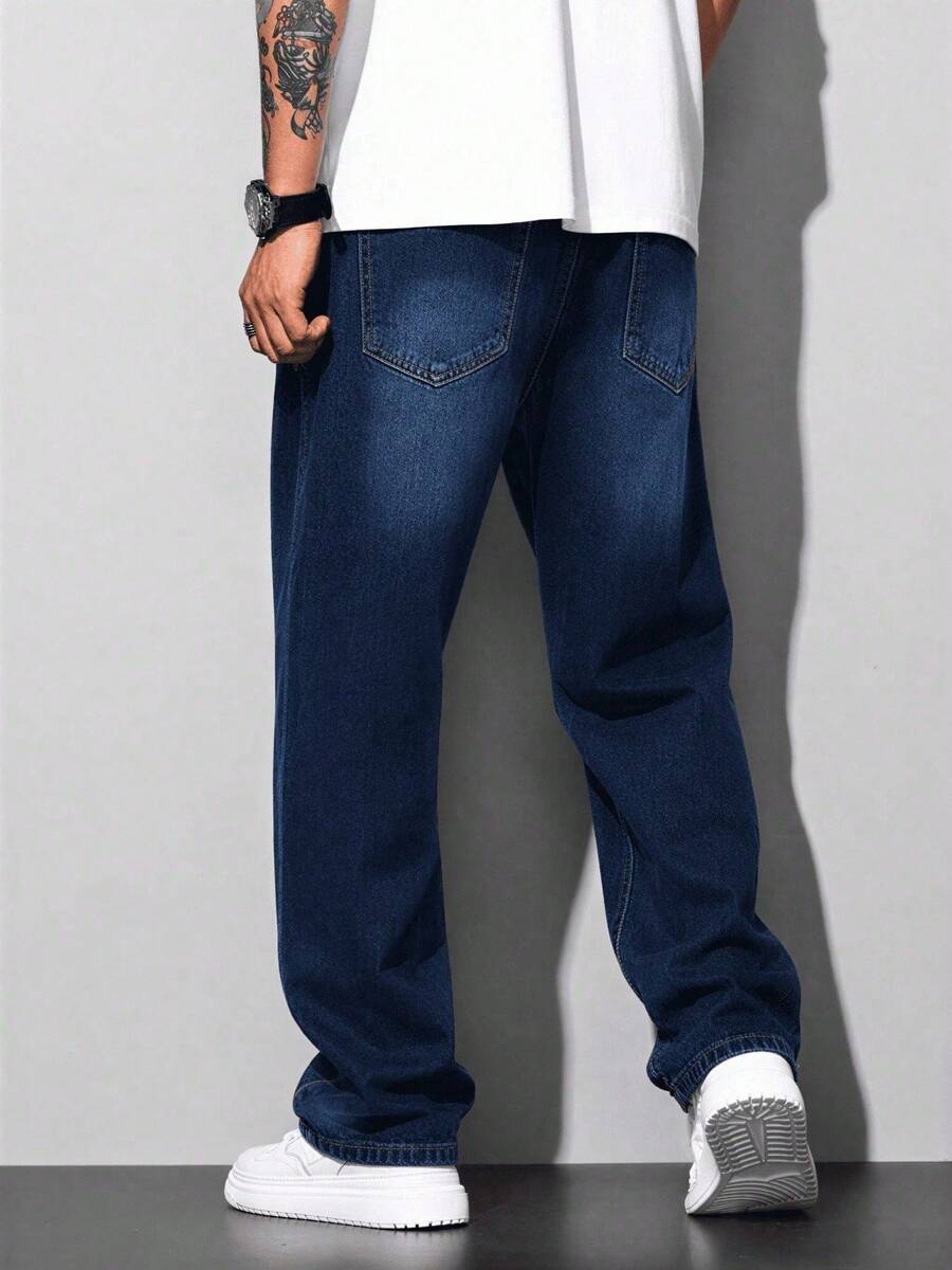 Calça Manfinity Loose Denim — Foto 32