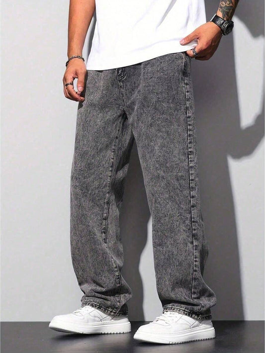 Calça Manfinity Loose Denim — Foto 2