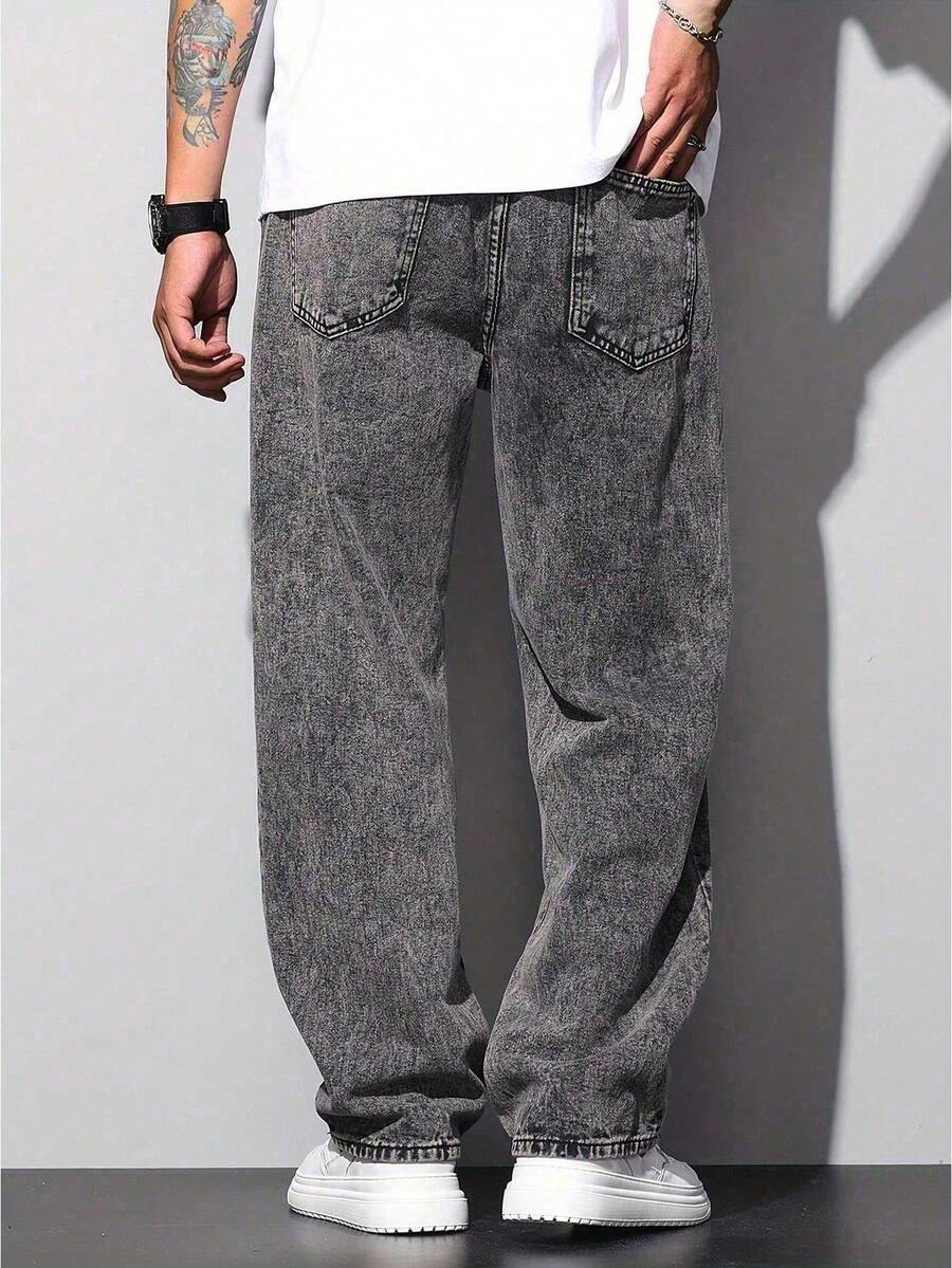 Calça Manfinity Loose Denim — Foto 5