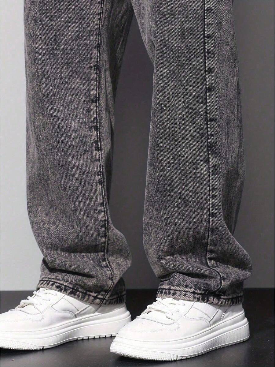 Calça Manfinity Loose Denim — Foto 10