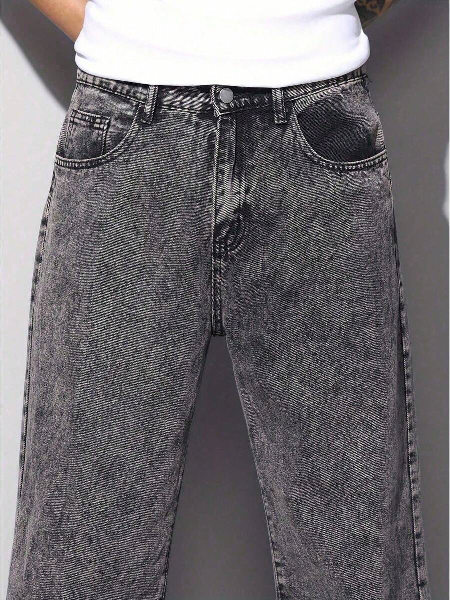 Calça Manfinity Loose Denim — Foto 4