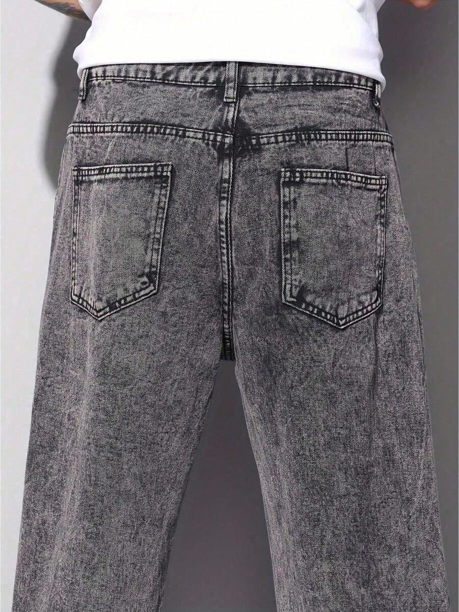 Calça Manfinity Loose Denim — Foto 9