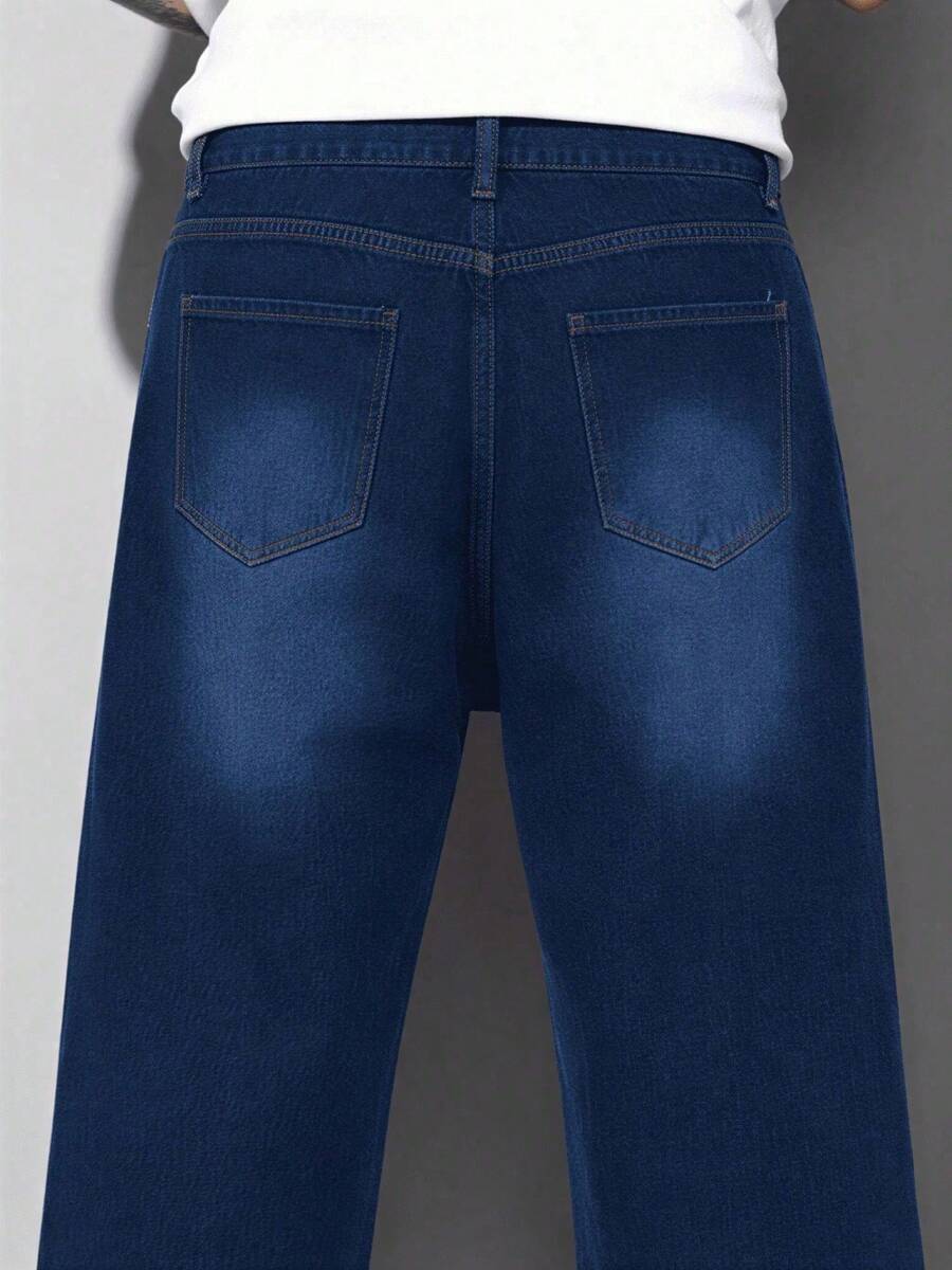 Calça Manfinity Loose Denim — Foto 35