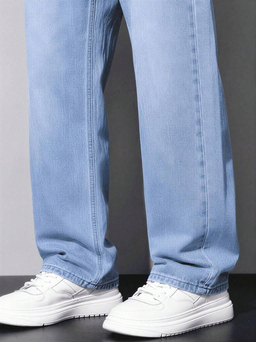 Calça Manfinity Loose Denim — Foto 29