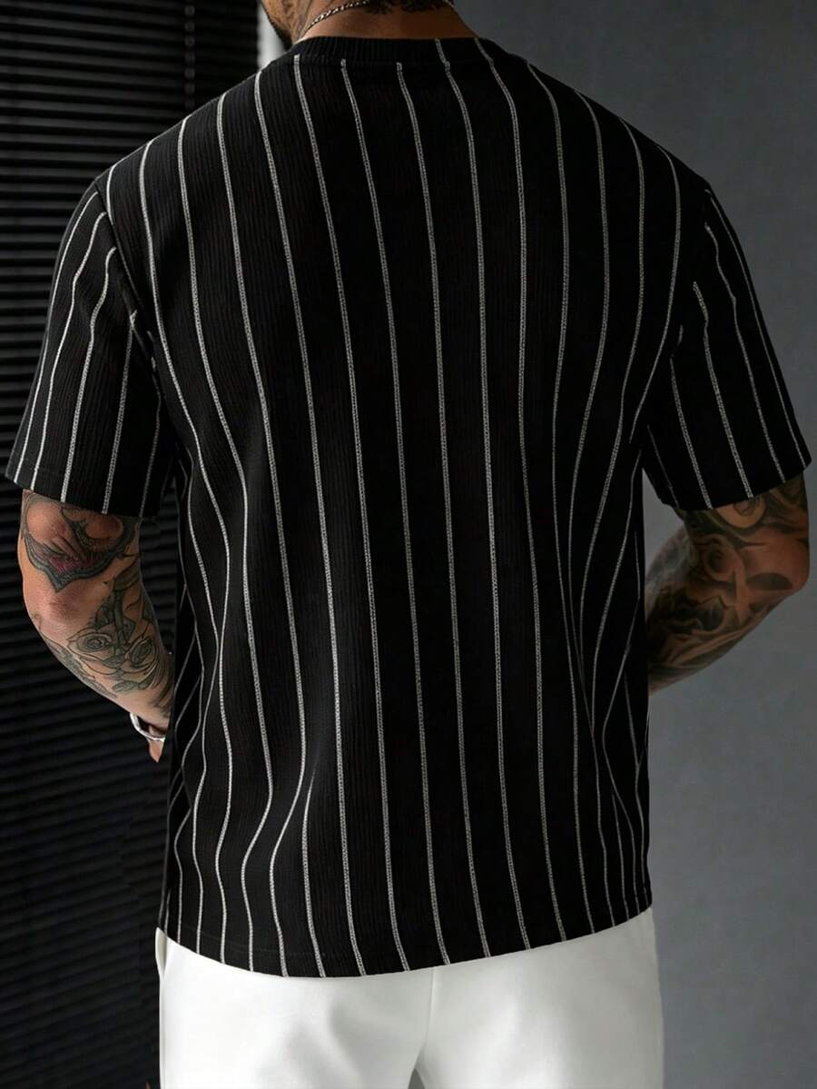 Camiseta Manfinity Jacquard — Foto 74