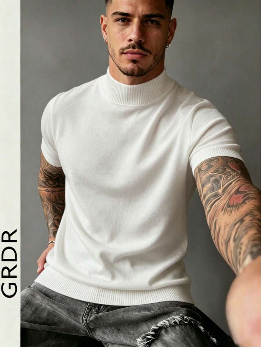 Camiseta Manfinity Listrada — Foto 105