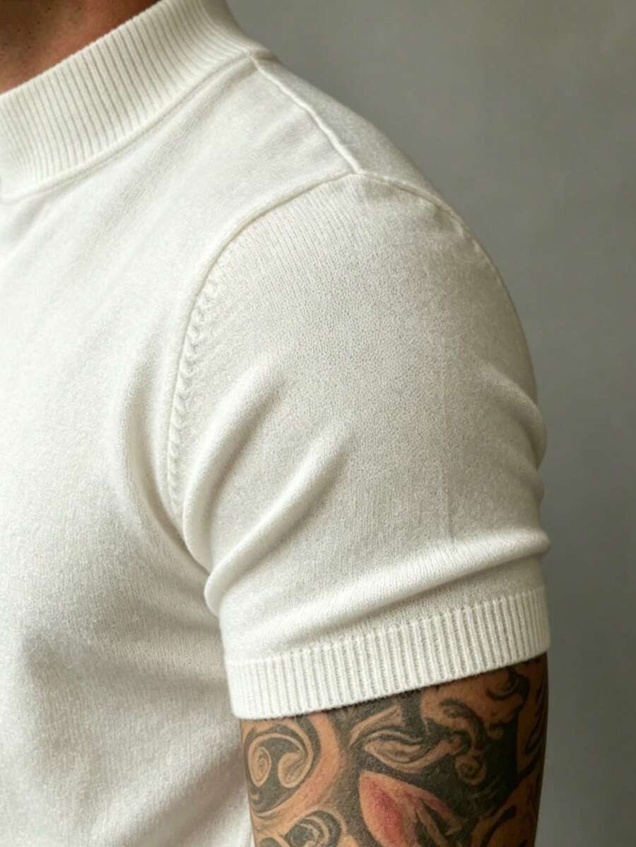Camiseta Manfinity Listrada — Foto 109