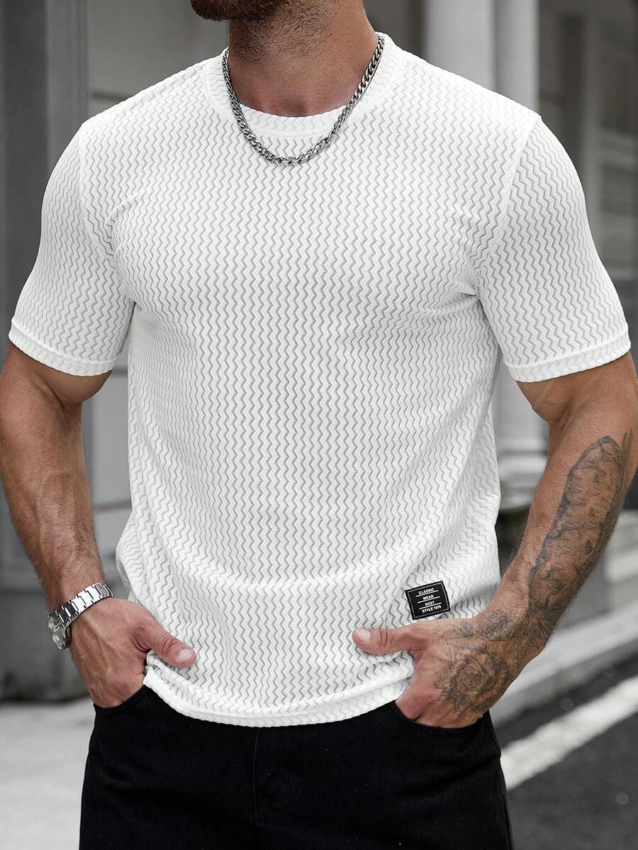 Camiseta Manfinity Jacquard — Foto 96