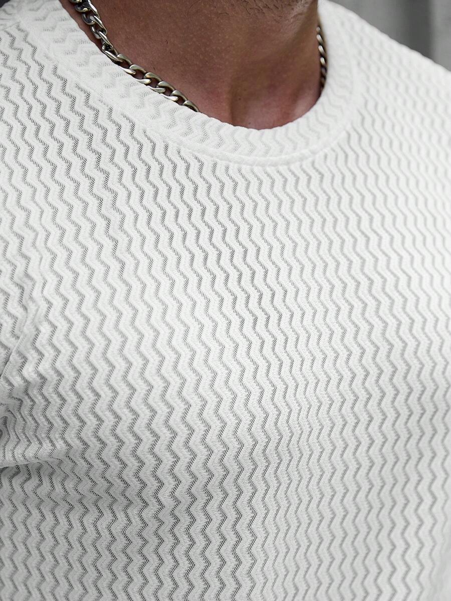 Camiseta Manfinity Jacquard — Foto 99