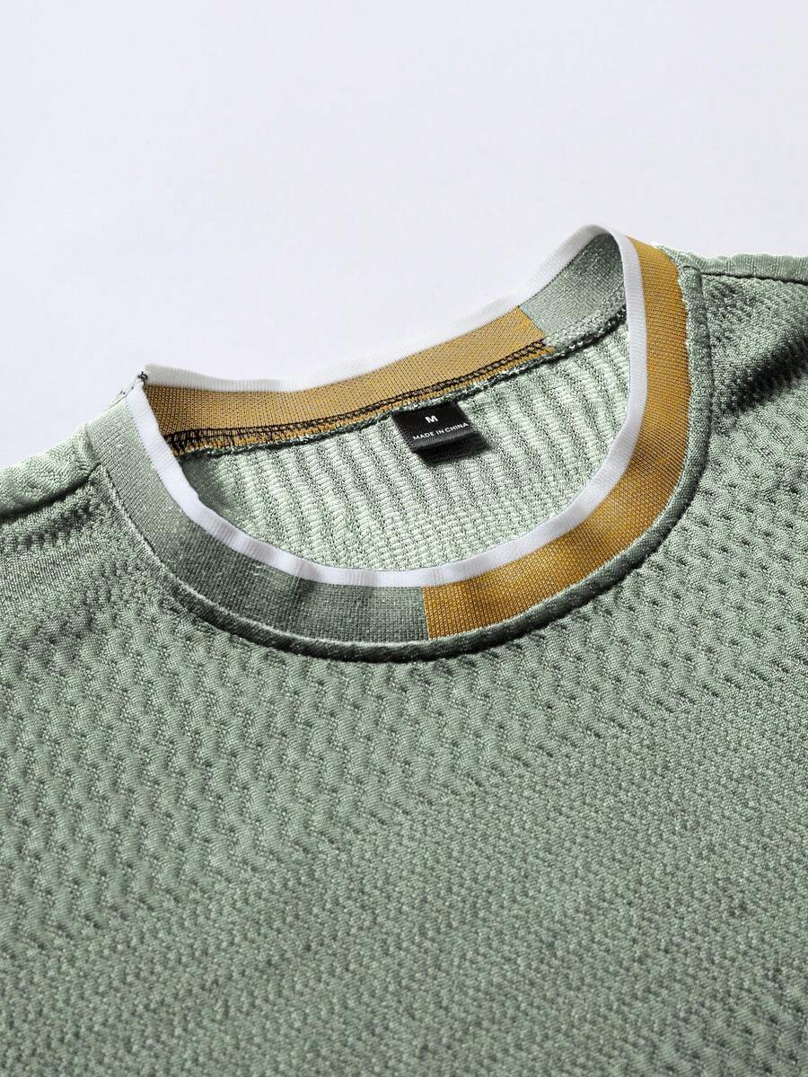 Camiseta Manfinity Textura Verão — Foto 159