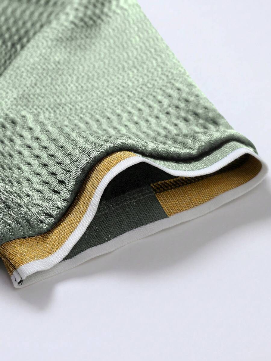 Camiseta Manfinity Textura Verão — Foto 160