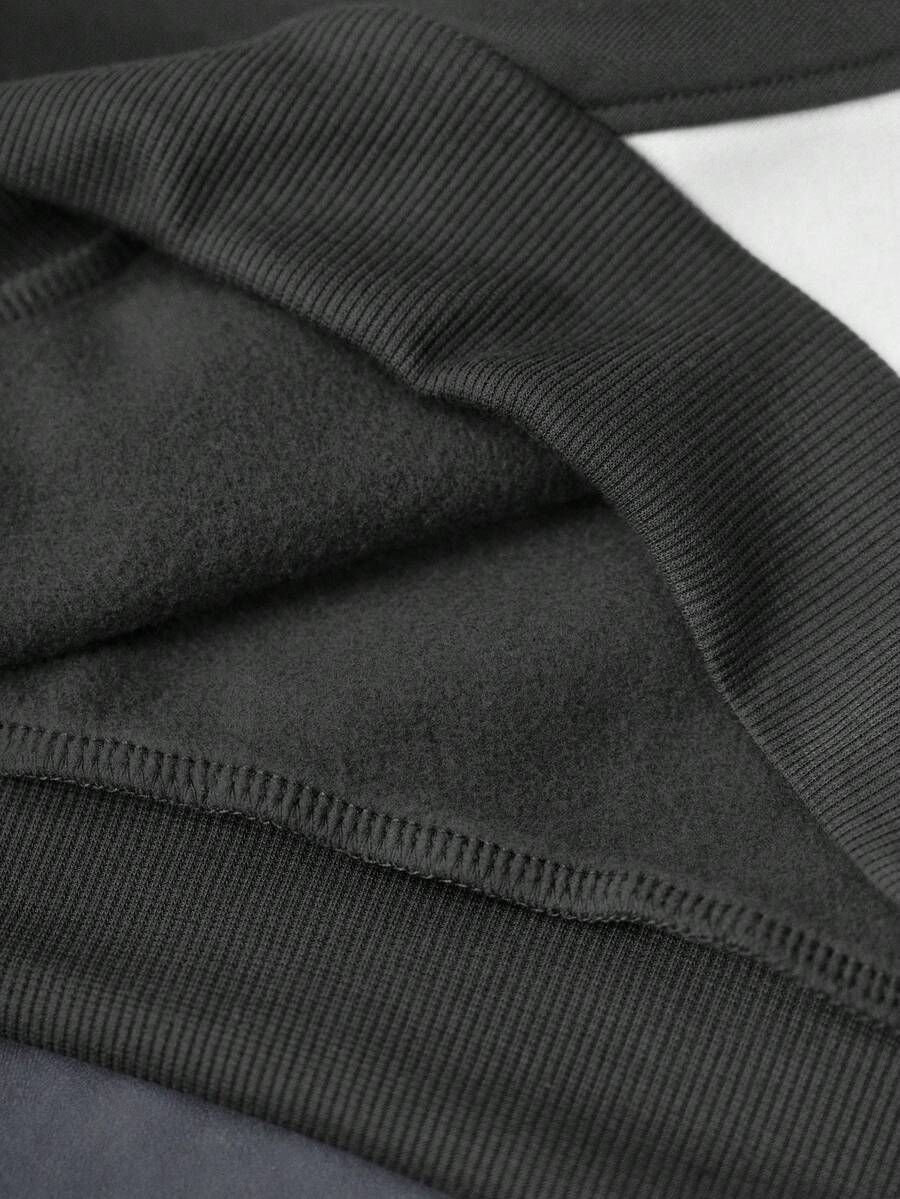 Blusa Manfinity Roghcode Blocos Gráfico — Foto 30