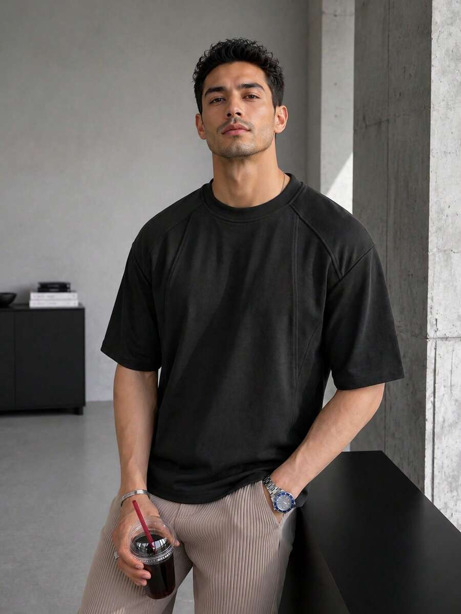 Camiseta Manfinity Textura — Foto 22