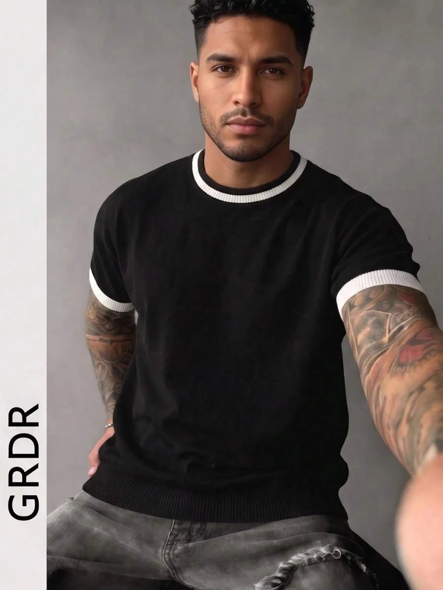 Camiseta Manfinity Listrada — Foto 4