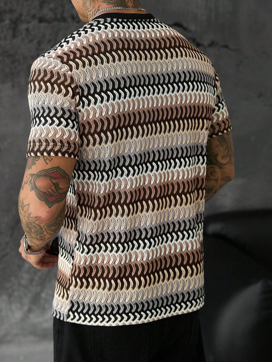 Camiseta Manfinity Jacquard — Foto 101